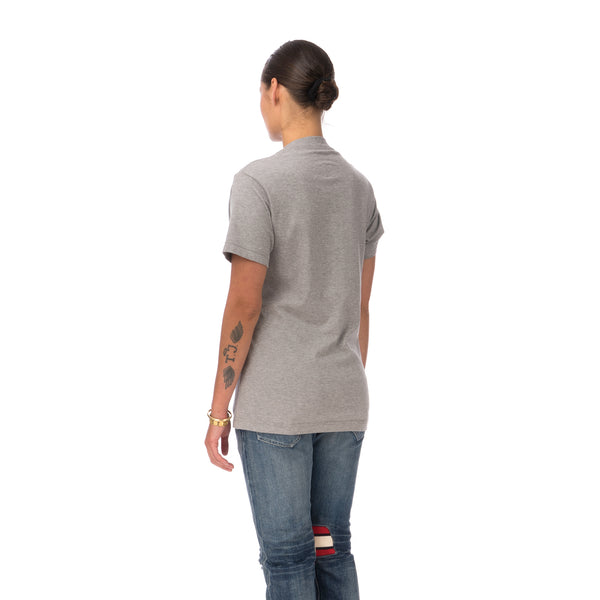 FACETASM | W Tape Basic T-Shirt Grey - Concrete