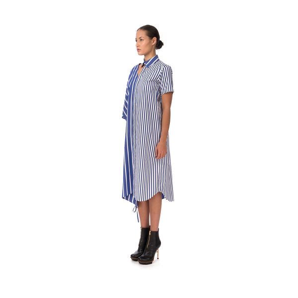 FACETASM | W Asymetry Dress Blue - Concrete