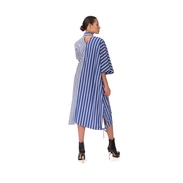 FACETASM | W Asymetry Dress Blue - Concrete