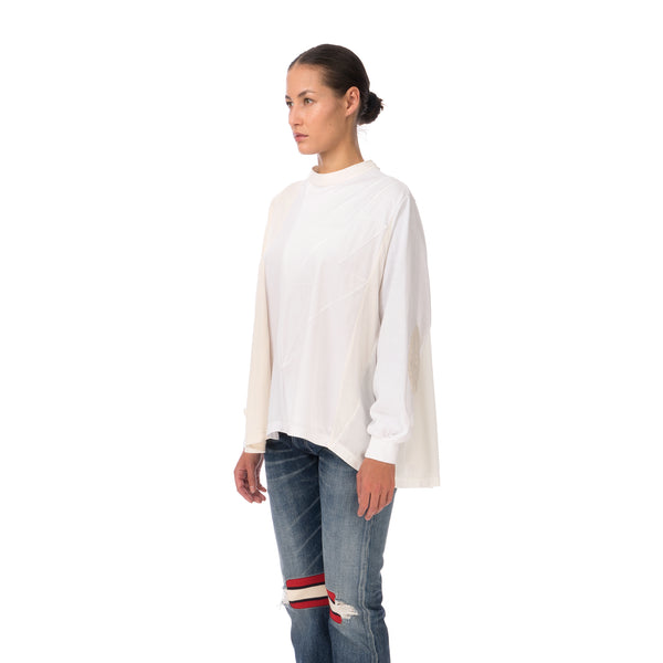 FACETASM | W T-Shirt White - Concrete