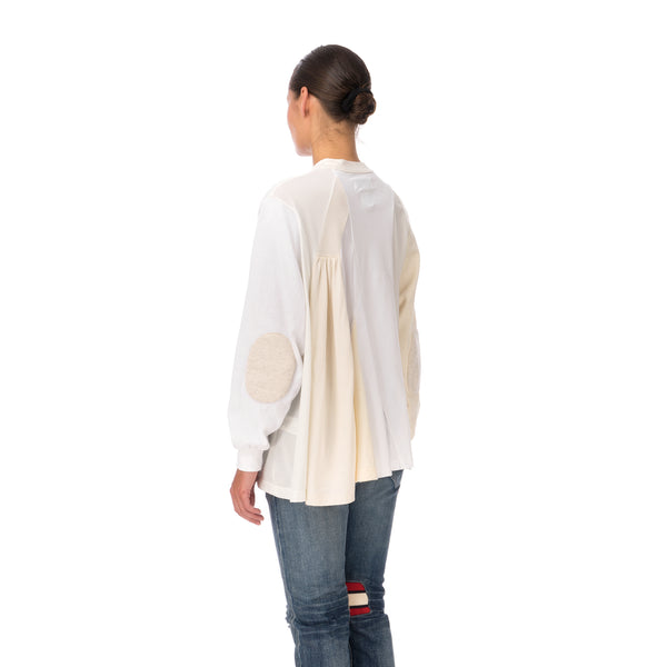 FACETASM | W T-Shirt White - Concrete