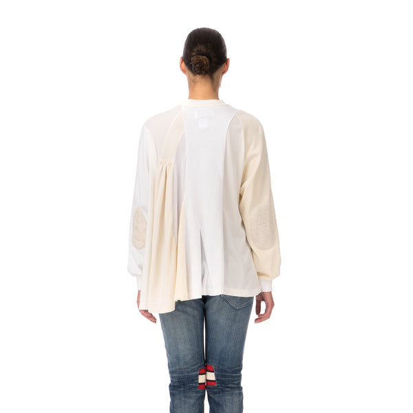FACETASM | W T-Shirt White - Concrete