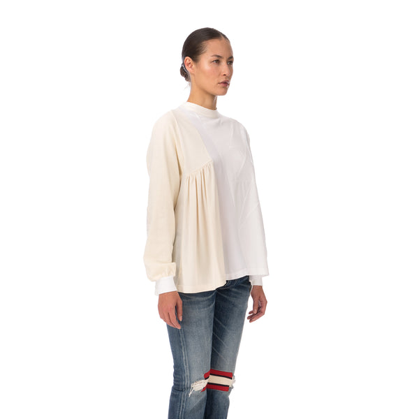 FACETASM | W T-Shirt White - Concrete
