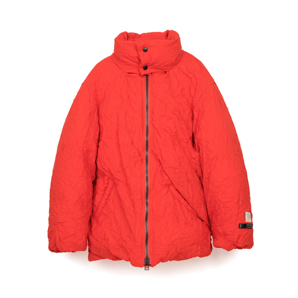 FACETASM | W Twisted Down Jacket Red - Concrete