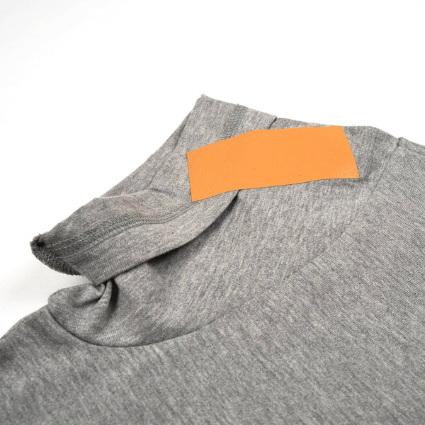 FACETASM | W Tape Basic T-Shirt Grey - Concrete