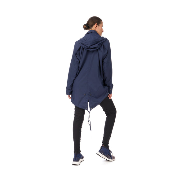 Final Home | Double Cloth Jacket Navy - Concrete