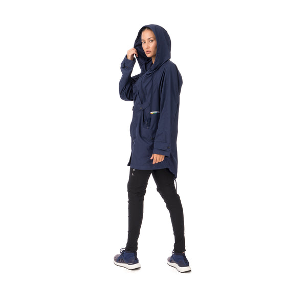 Final Home | Double Cloth Jacket Navy - Concrete