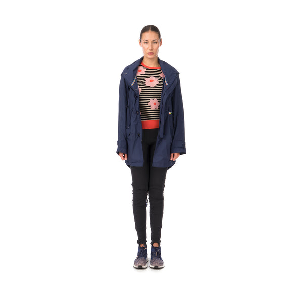 Final Home | Double Cloth Jacket Navy - Concrete
