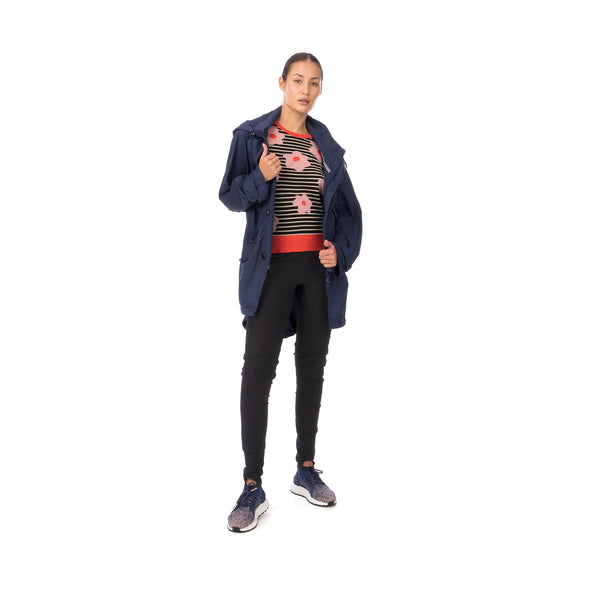 Final Home | Double Cloth Jacket Navy - Concrete