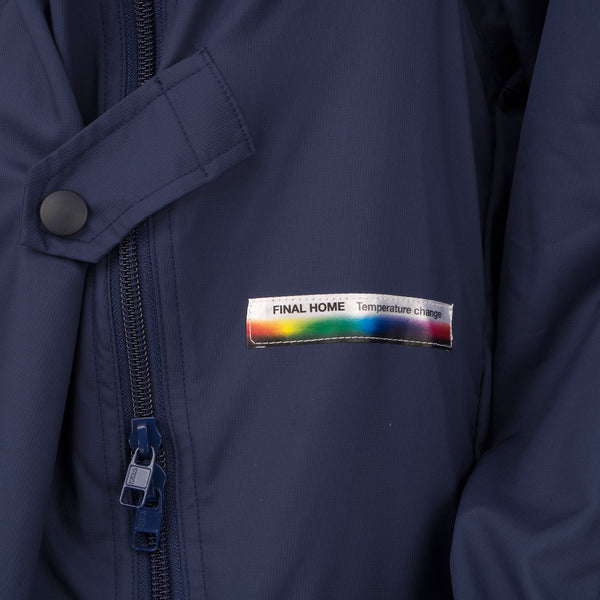 Final Home | Double Cloth Jacket Navy - Concrete