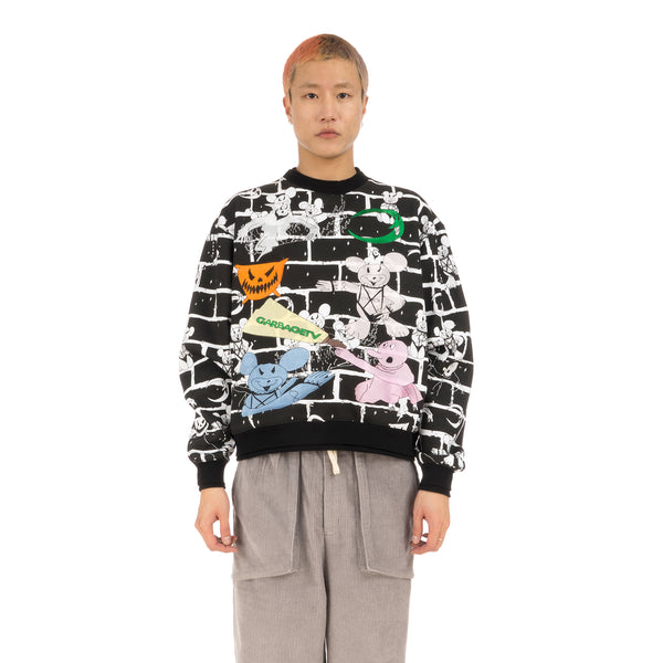 GarbageTV | Madgic In Maddics Sweater Bear Brick / Black - Concrete