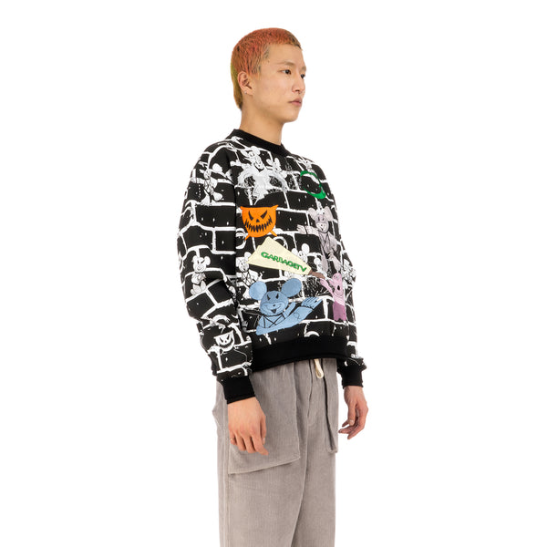 GarbageTV | Madgic In Maddics Sweater Bear Brick / Black - Concrete