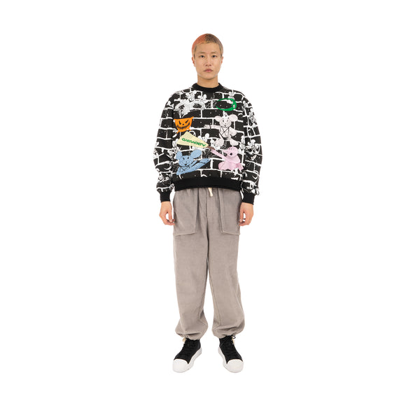 GarbageTV | Madgic In Maddics Sweater Bear Brick / Black - Concrete