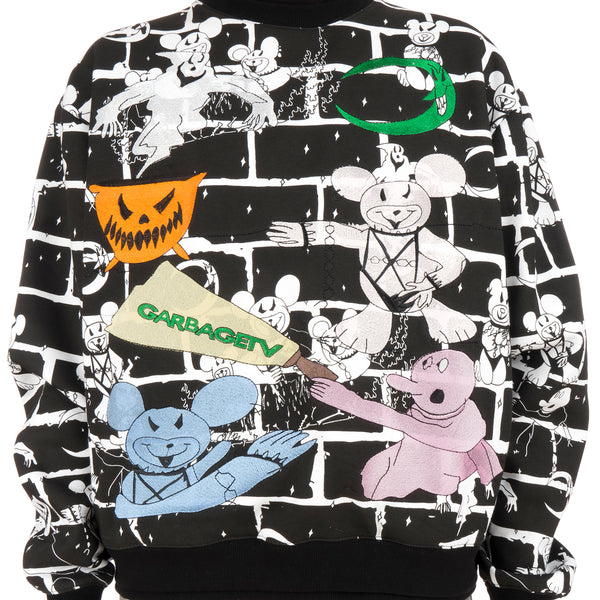 GarbageTV | Madgic In Maddics Sweater Bear Brick / Black - Concrete