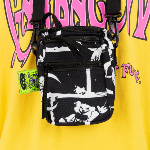 GarbageTV | My Collar Neck Bag Bear Brick / Black - Concrete