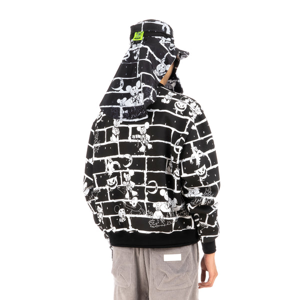 GarbageTV | Cover Up Hat Bear Brick / Black - Concrete