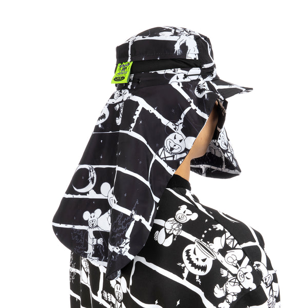 GarbageTV | Cover Up Hat Bear Brick / Black - Concrete