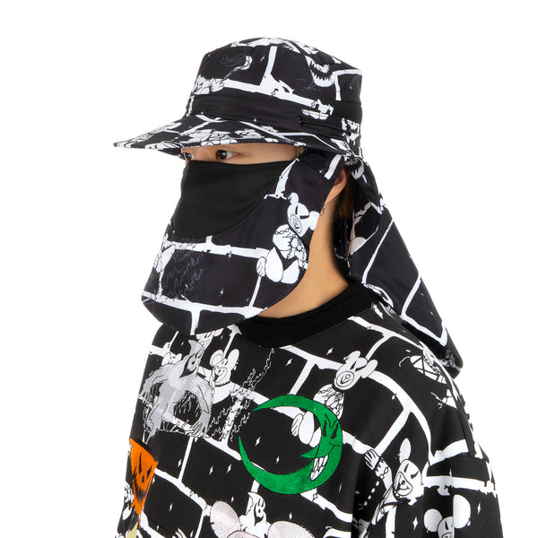 GarbageTV | Cover Up Hat Bear Brick / Black - Concrete