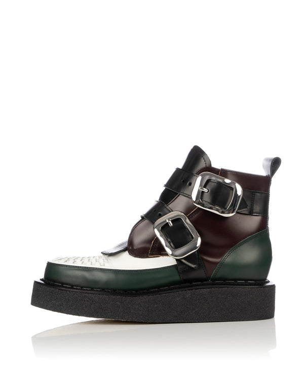 Charles Jeffrey LOVERBOY | x George Cox Loverboy Boot Oxblood - Concrete
