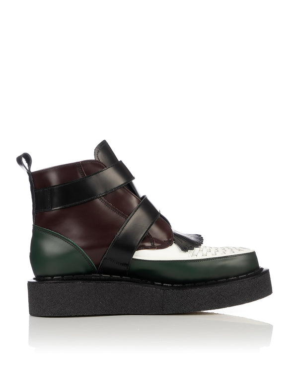 Charles Jeffrey LOVERBOY | x George Cox Loverboy Boot Oxblood - Concrete