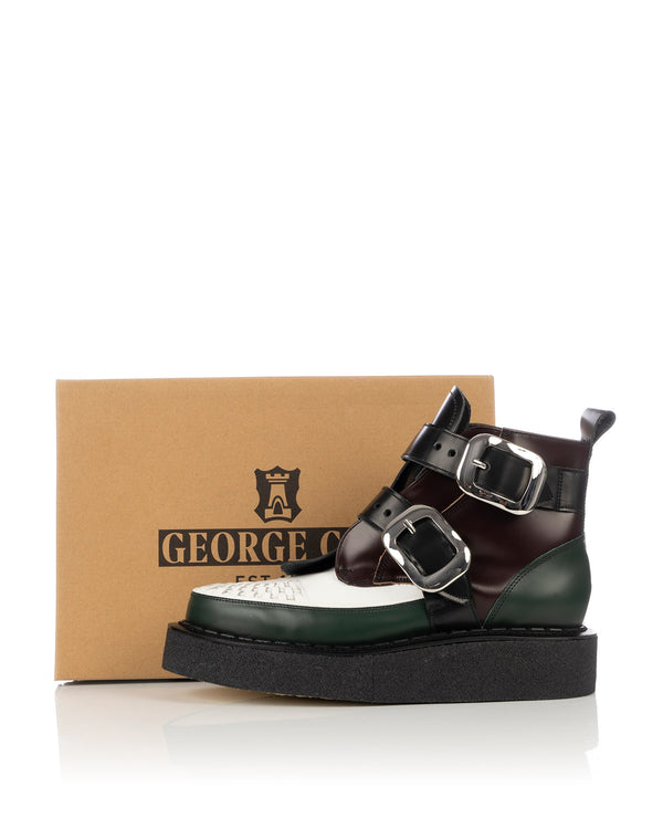 Charles Jeffrey LOVERBOY | x George Cox Loverboy Boot Oxblood - Concrete