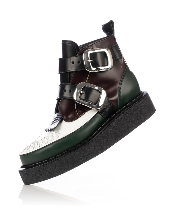 Charles Jeffrey LOVERBOY | x George Cox Loverboy Boot Oxblood - Concrete