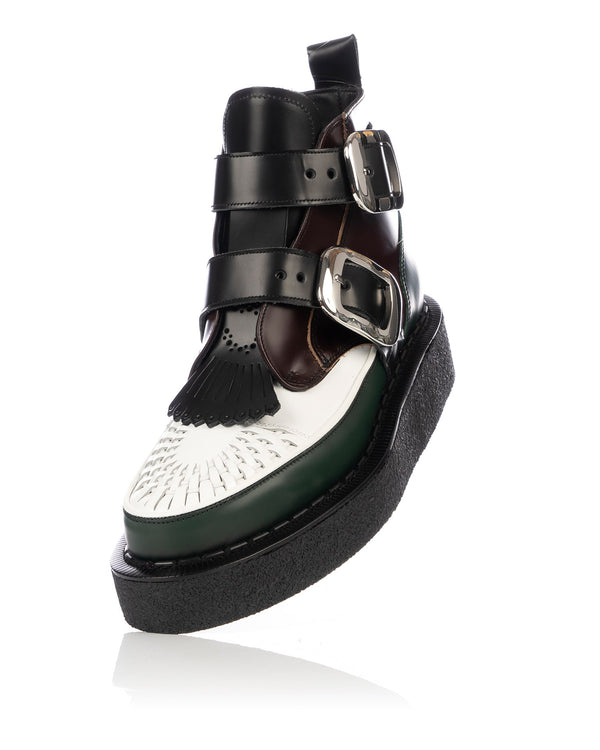Charles Jeffrey LOVERBOY | x George Cox Loverboy Boot Oxblood - Concrete