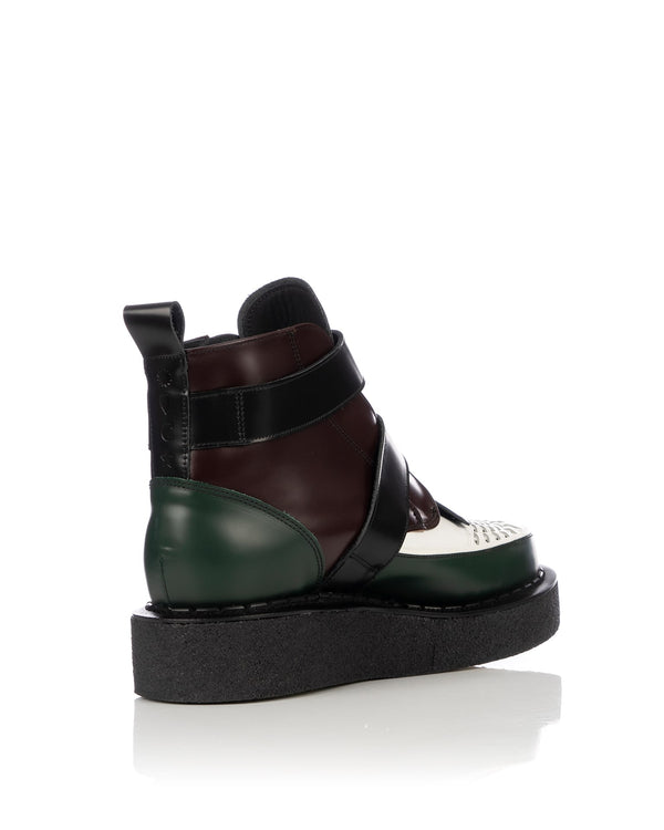 Charles Jeffrey LOVERBOY | x George Cox Loverboy Boot Oxblood - Concrete