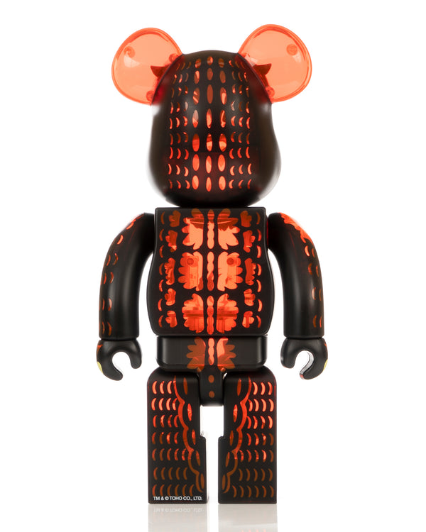 Medicom Toy | Be@rbrick 1000% Godzilla Meltdown: Clear Orange ver. - Concrete