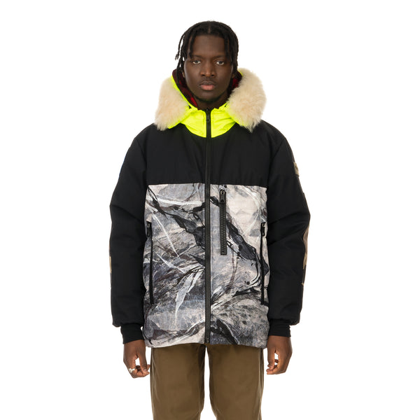 Griffin | Reversible Atlantic Parka Snow Camo / Black Majo - Concrete