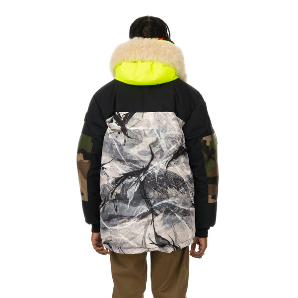 Griffin | Reversible Atlantic Parka Snow Camo / Black Majo - Concrete