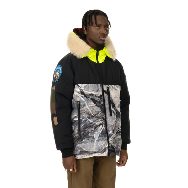 Griffin | Reversible Atlantic Parka Snow Camo / Black Majo - Concrete