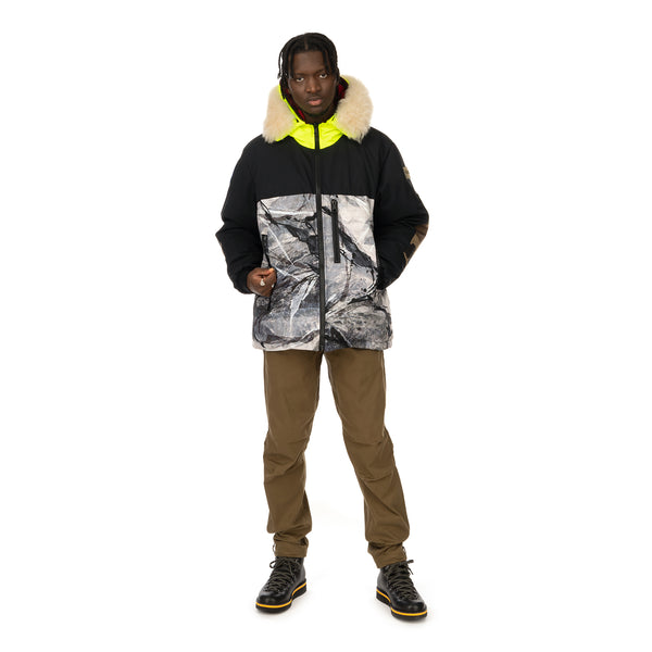 Griffin | Reversible Atlantic Parka Snow Camo / Black Majo - Concrete