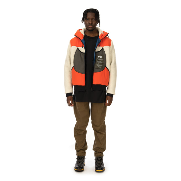 Griffin | Reversible Hooded Jogger Sherpa / Orange - Concrete