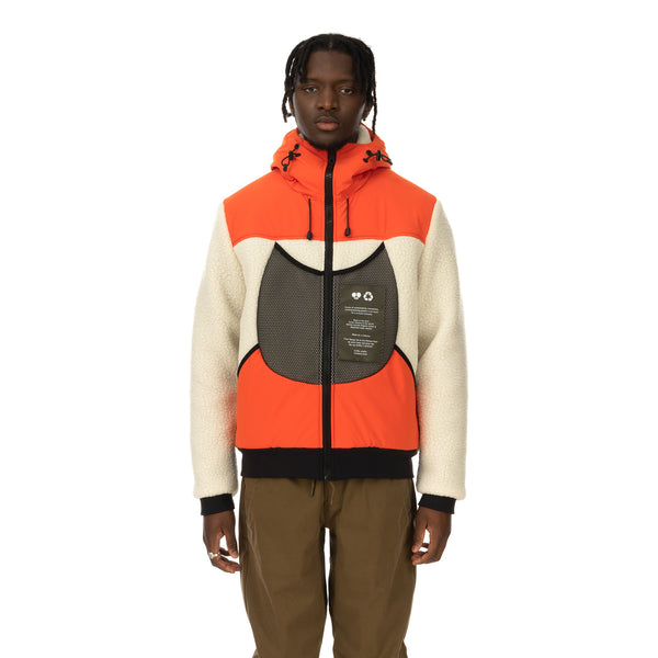 Griffin | Reversible Hooded Jogger Sherpa / Orange - Concrete