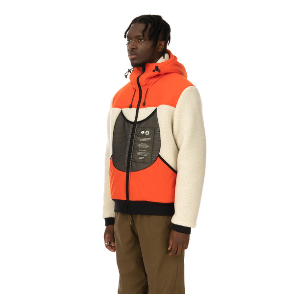 Griffin | Reversible Hooded Jogger Sherpa / Orange - Concrete