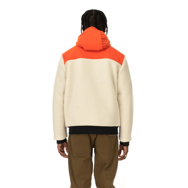 Griffin | Reversible Hooded Jogger Sherpa / Orange - Concrete