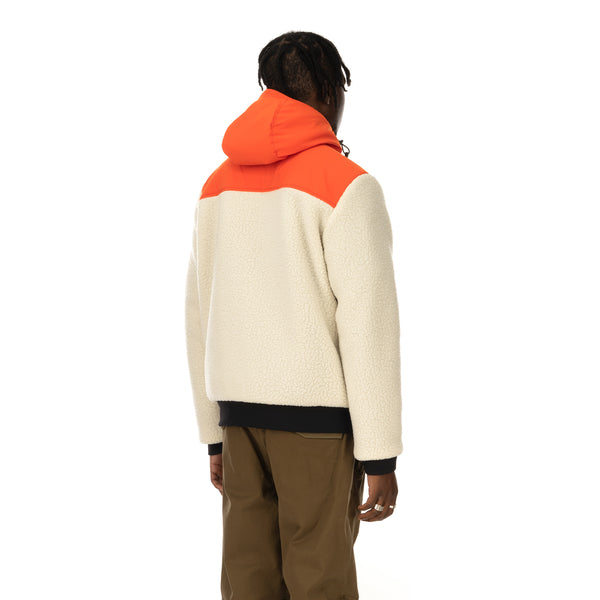 Griffin | Reversible Hooded Jogger Sherpa / Orange - Concrete