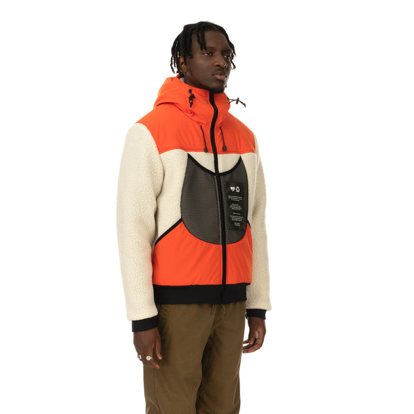 Griffin | Reversible Hooded Jogger Sherpa / Orange - Concrete