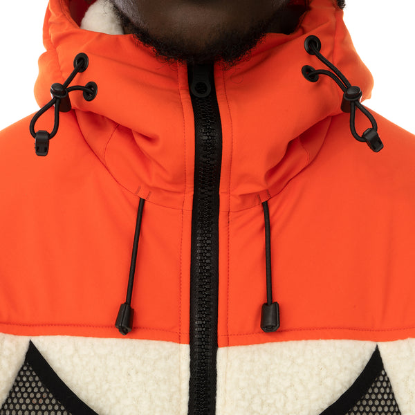 Griffin | Reversible Hooded Jogger Sherpa / Orange - Concrete