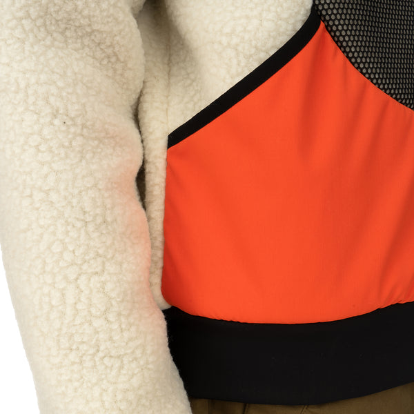 Griffin | Reversible Hooded Jogger Sherpa / Orange - Concrete