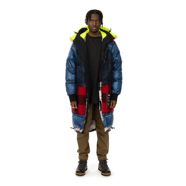 Griffin | Reversible Sleeping Bag Coat Snow Camo / Black - Concrete