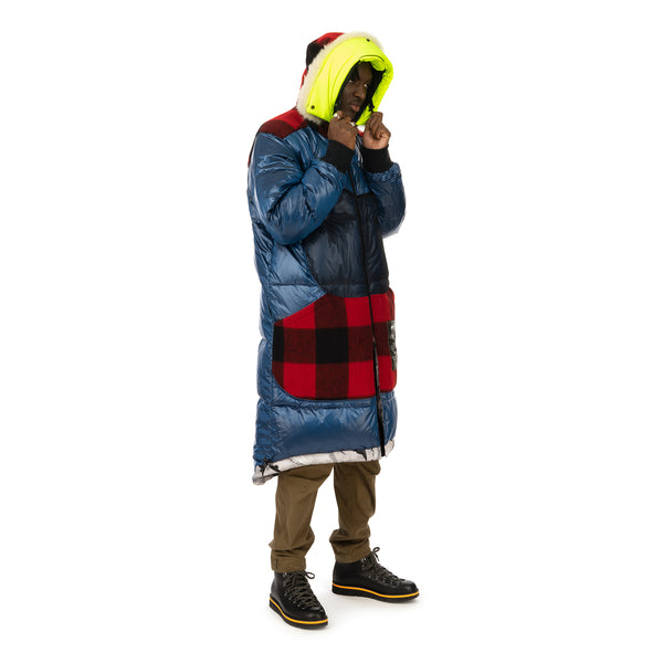 Griffin | Reversible Sleeping Bag Coat Snow Camo / Black - Concrete