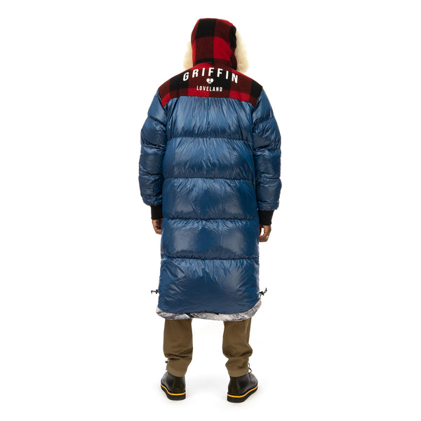 Griffin | Reversible Sleeping Bag Coat Snow Camo / Black - Concrete