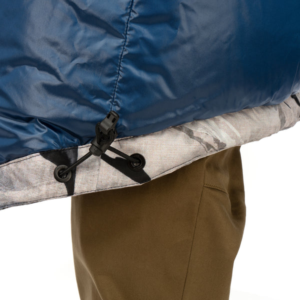 Griffin | Reversible Sleeping Bag Coat Snow Camo / Black - Concrete
