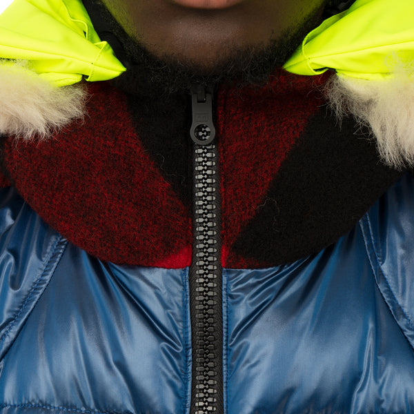 Griffin | Reversible Sleeping Bag Coat Snow Camo / Black - Concrete