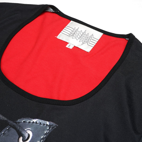 Ground Zero | Studs Shoe Ultra Soft Printed T-Dress - Concrete
