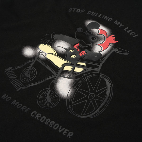 Ground Zero | No More Crossover Drappy Tee Dress Black - Concrete