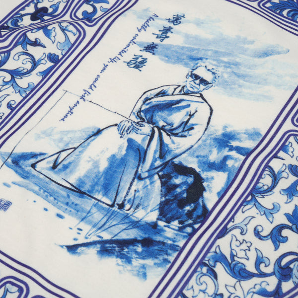 Ground Zero | Blue Master K.Frame T-Shirt Dress White/Blue - Concrete