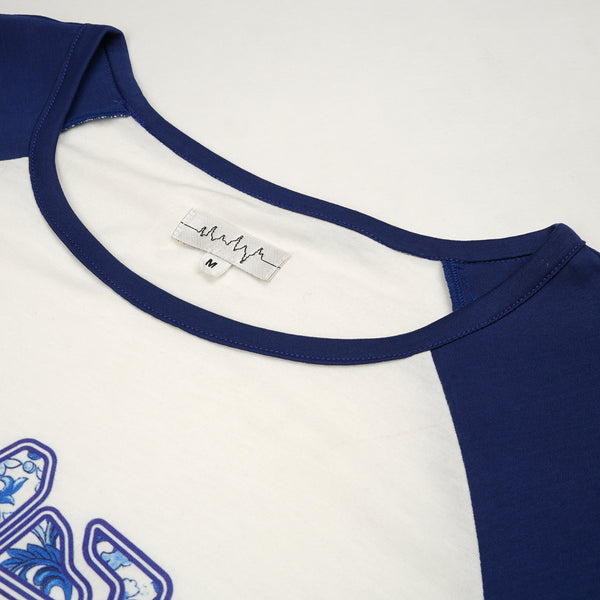 Ground Zero | Blue Master K.Frame T-Shirt Dress White/Blue - Concrete